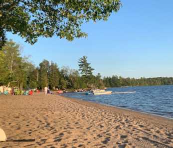 Long view of the beach